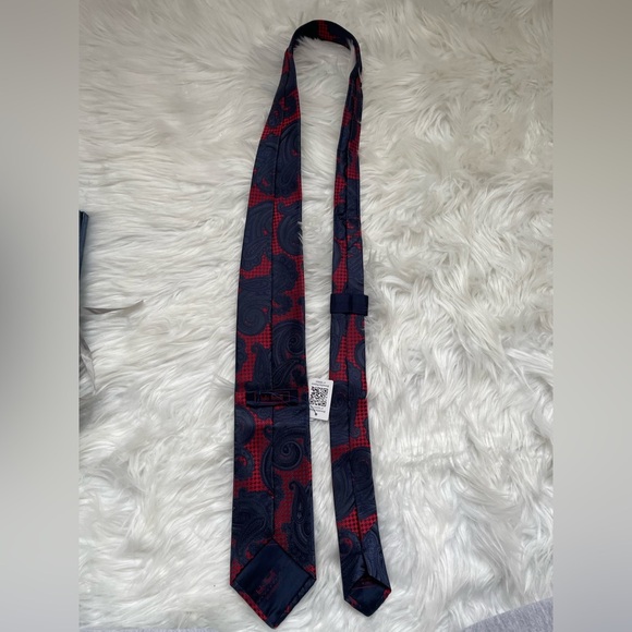 Italo Ferretti | Men’s 100% Seta-Silk Tie and Pocket Square Made in Italy - Picture 6 of 16